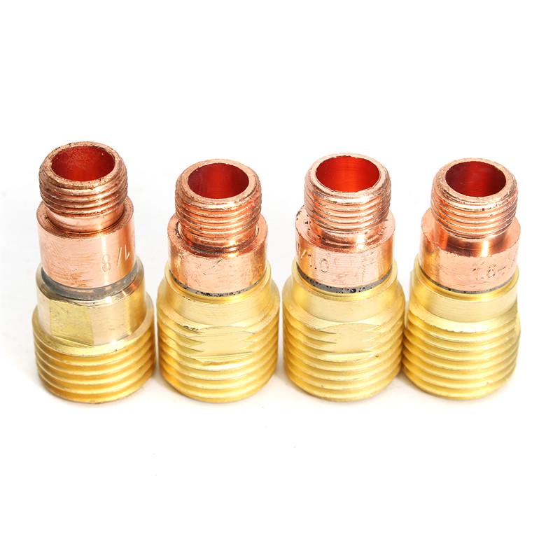 BIMUS 16pcs Welding Torch Stubby Gas Lens Kit Cup Collet Body Nozzle Fit for WP 17/18/26 Welding Machine Accessories BIMUS 16pcs Welding Torch Stubby Gas Lens Kit Cup Collet Body Nozzle Fit for WP 17/18/26 Welding Machine Accessories