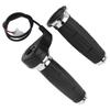 1 Pair Electroplated Throttle Grip Universal Throttle Handle Grips for Electric Bikes