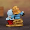 Religious Home Decors Nativity Scene Cartoon Resins Miniature Figurines Festives Tabletop Holiday Manger Scene Ornament