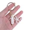 1Pcs Needle Medical Box Charm Keychain Key Ring Doctor Nurse Keyring Key Chain