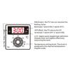 TED 72*72mm K J PT100 Type AC220V 110V 24V 380V Knob 0-100 300 400 600 Degree Digital Thermostat Powered Temperature Controller