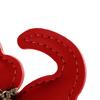 Tonecraft Cat Key Holder, Simple, Orthodox, Bag Charm, Popular, Stylish, Cute, Cat, PU Leather, Squishy, red