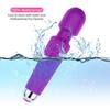 20 Mode Powerful USB Rechargeable Vibrator Electric Body Massage Magic Wand Massager Dildo Vibrators Sex Toy For Women Wife Clit