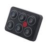 8-Color Backlight 6 Gang Switch Panel Fuse Relay System For Car Truck Boat Utv