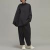 Y-3 Solid Color Mock Neck Long Sleeve T-Shirt Women Tops Black H44795