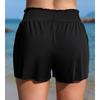 CHARMLEAKS Women's 3" High Waisted Swim Shorts with Pockets Flowy Borad Shorts Tummy Control Athletic Bathing Suit Bottoms
