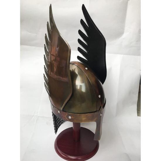 Medieval Knight Norman Viking Winged Armor Helmet Fully Wearable Item