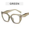 Transparent Computer Glasses Frame Women Men Anti Blue Light polygon Eyewear Blocking Glasses Optical Spectacle Eyeglass