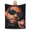 Chris Brown And Usher The Rb Tour Blanket Warm Soft Comfortable Plush Throw Blanket For Students Couch Chair Bedspread Bed Cover