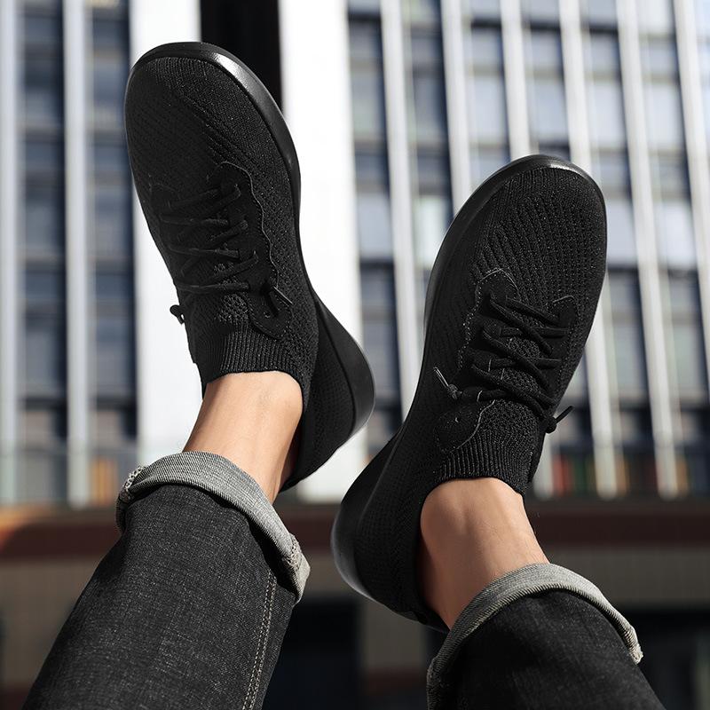 Men's and women's leisure outdoor comfortable breathable mesh shoes flying woven travel shoes spring and summer classic