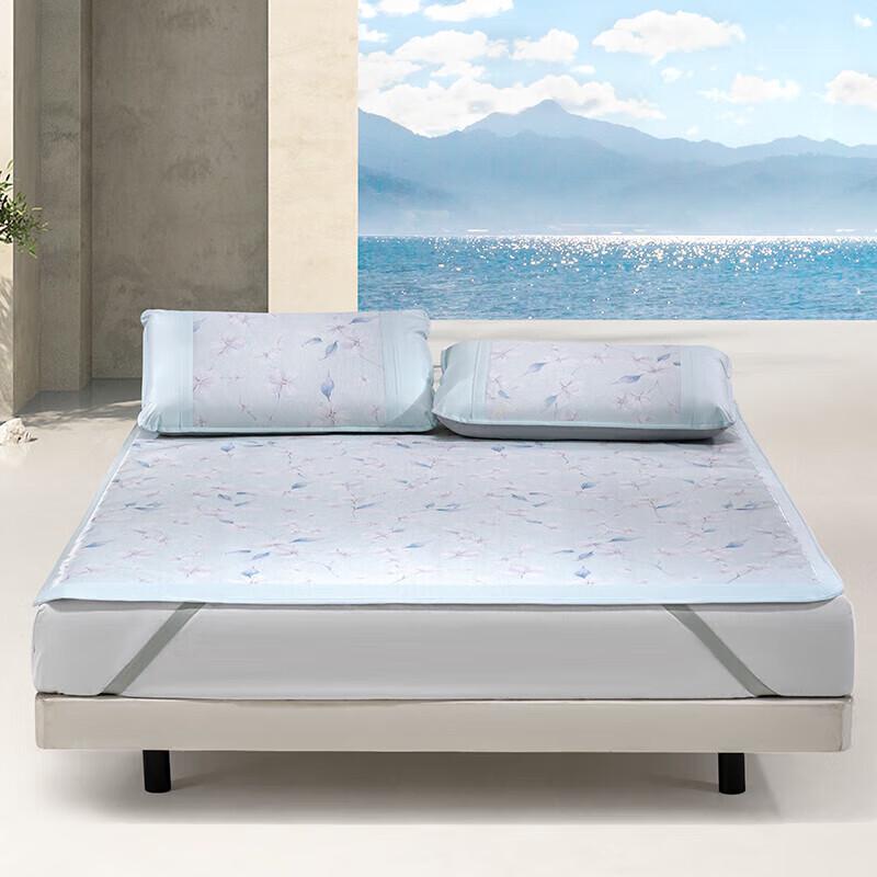 

Mercury Home Textiles Jasmine White Cloud Print Ice Silk Mat