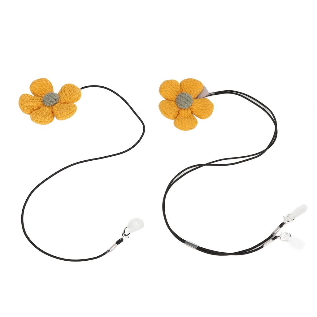 Hearing Aid Clip Prevent Lost Cute Flower Design Fixing Strap Hearing Aid Lanyard for Seniors Childr