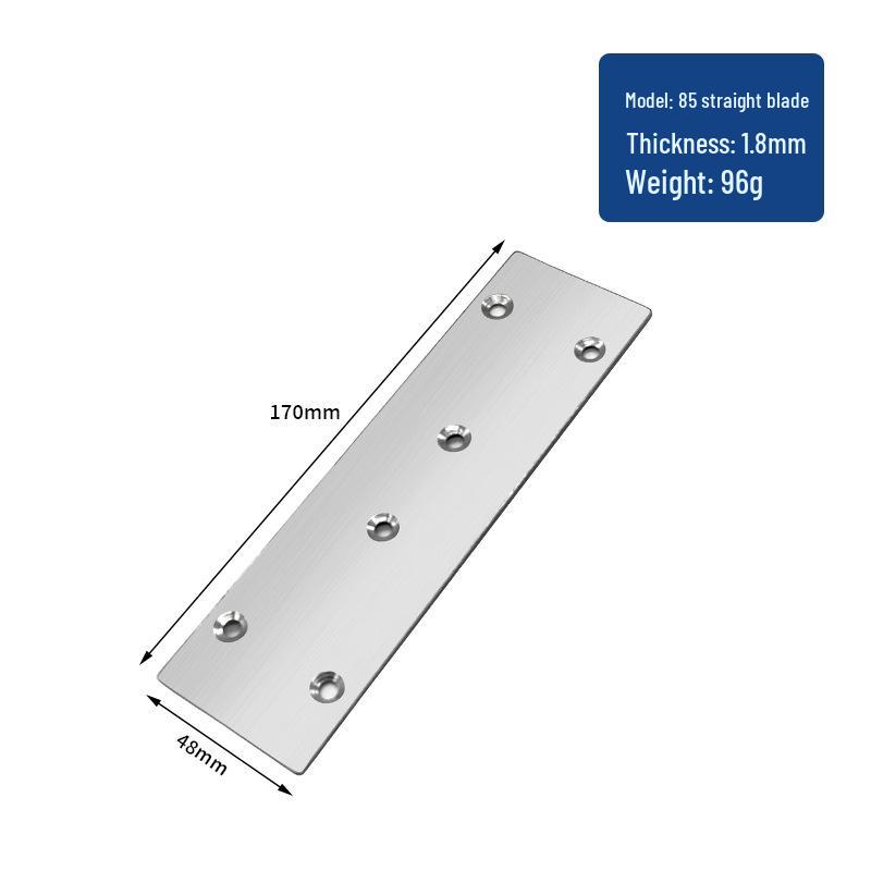 Stainless Steel 90° L-Shaped Angle Bracket for Shelf Support and Wood Board Connection