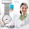 Nurse Watch Upside Down Waterproof Analog Safety Nurse Watch Pin Type Pocket Watch Pocket Watch Quartz Nurse Watch Nurse Goods Perfect Gift for Nurses
