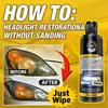 Professional Headlight Restorer – Removes Yellowing, Oxidation & Fogging – Abrasive Lens Polish for Brighter Headlights – Durabl