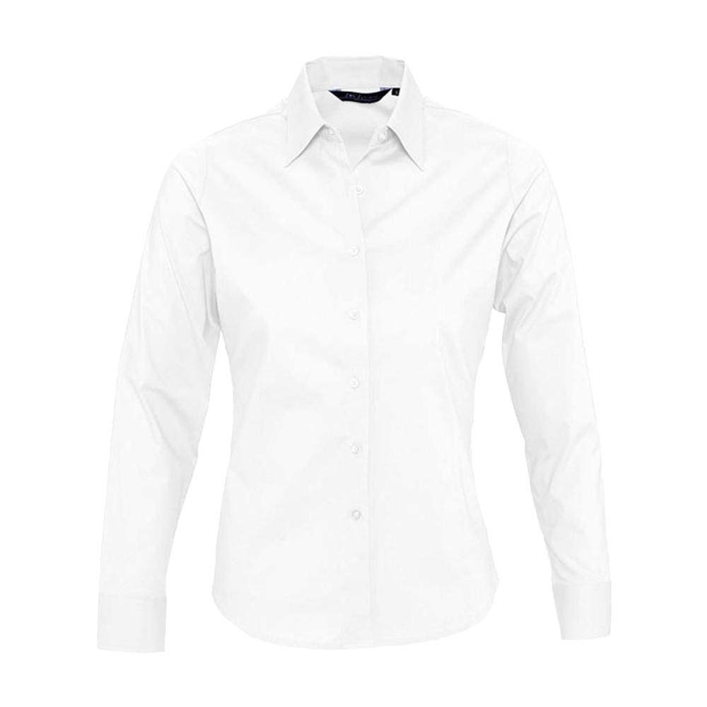 Womens/Ladies Eden Stretch Long-Sleeved Business Shirt