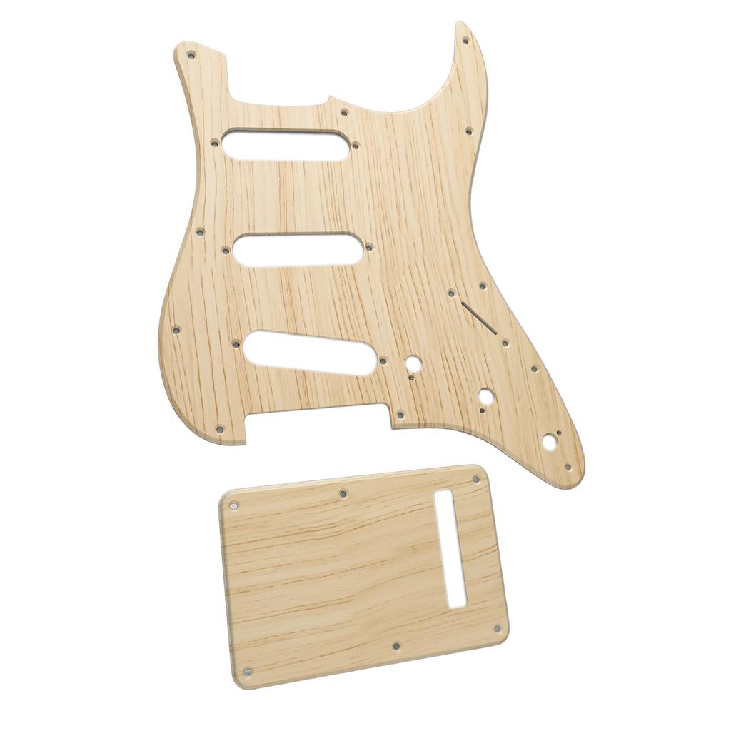 Electric Guitar Pickguard with Back Cover Plate Electric Guitar Pickguard Plate Replacement