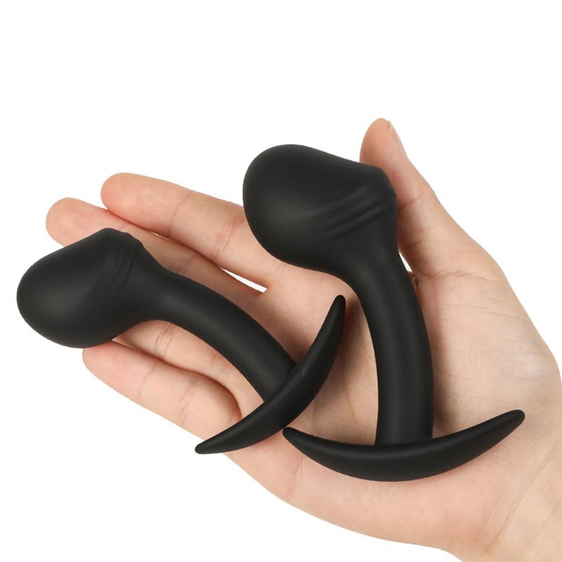 Bezpieczny Silikonowy Korek Analny Korek do Pośladków Unisex Seksowny Buttplug 3 Różne Rozmiary Masażer Prostaty Zabawki Seksualne dla Dorosłych Dla Mężczyzn/Kobiet