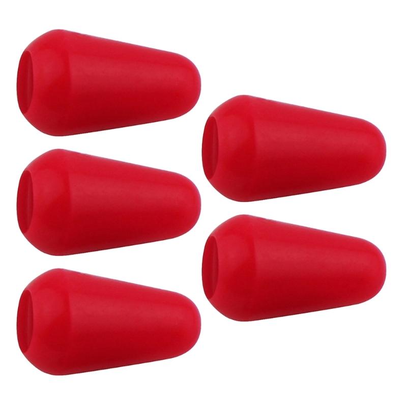 5×Guitar Switch Tip 3/5 Way Toggle Switch Knob Tip Cap Plastic for Electric Guitar Plastic Electric Guitar Accessories