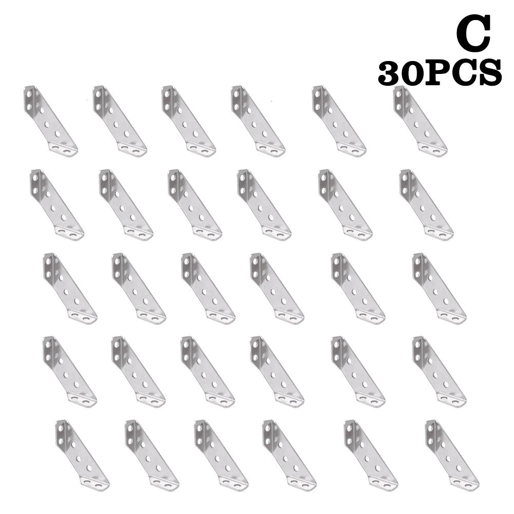 Stainless Steel Angle Corner Brackets Universal Furniture Corner Connector Brace Joint Fastener Cabinet Support Fixing Frame
