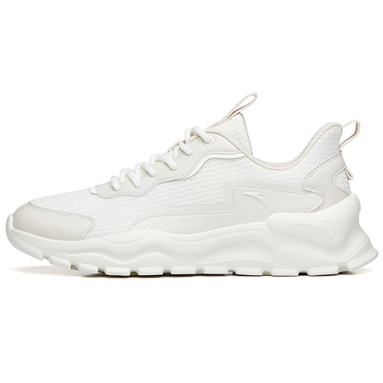 New Anta Life Collection Lightweight And Breathable Low Top Sports Casual Shoes Men's White Gray 912238832-1