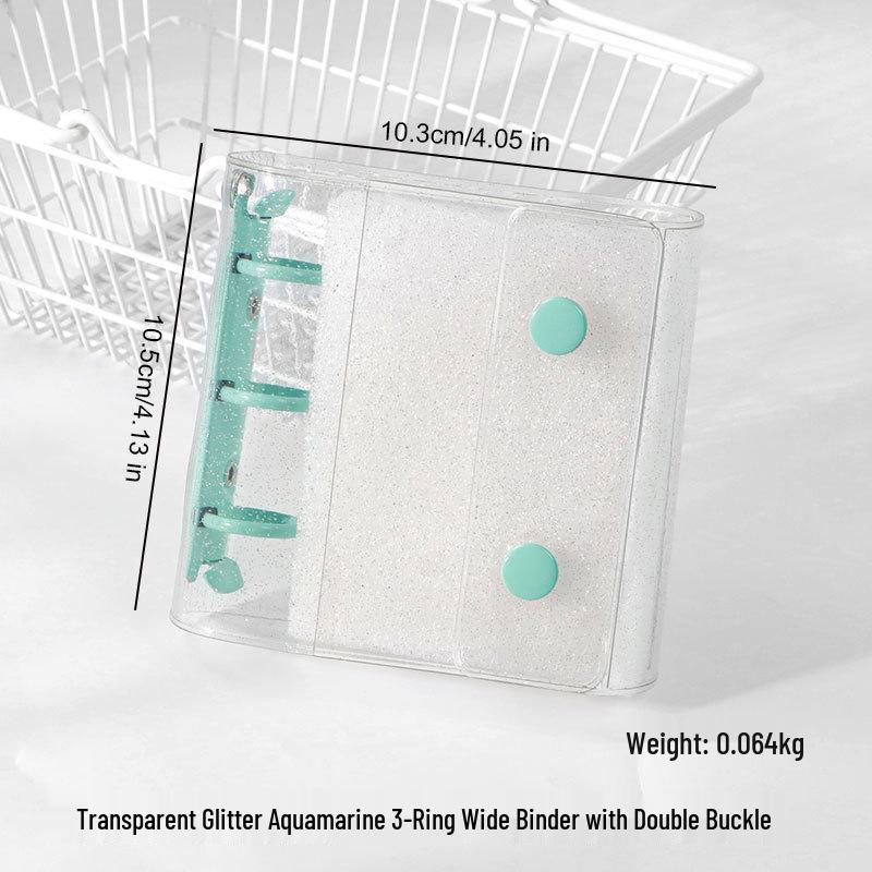 M5 Transparent PVC Binder Cover for A6/A7 Photocards & Stickers