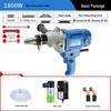 High-Power Handheld Diamond Core Drill & Water-Powered Mixer for Drilling and Hole Making In Walls and Desktops