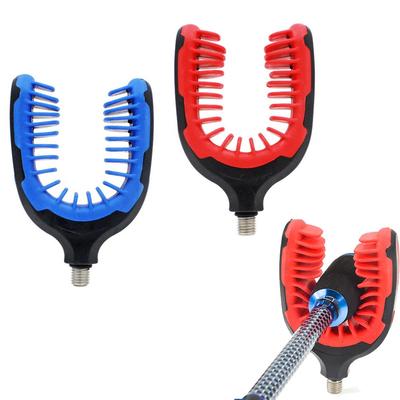 Carp Fishing Rod Holder Rest Head Fishing Tackle Gripper Rest Gripper Rod Grips