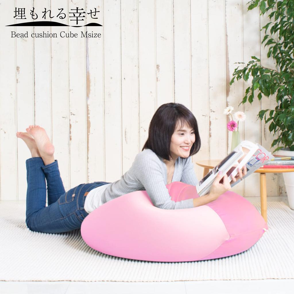 Flex Sales Perlenkissen "Vergraben im Glück" Hergestellt in Japan 2-Wege Würfel Grün Mittel Französische Farbe PCM-F55