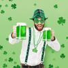 StPatrick Day Celebration Costume Hat Shamrock Glasses Suspenders Braces Necklace Festival Party Props Irish Accessories