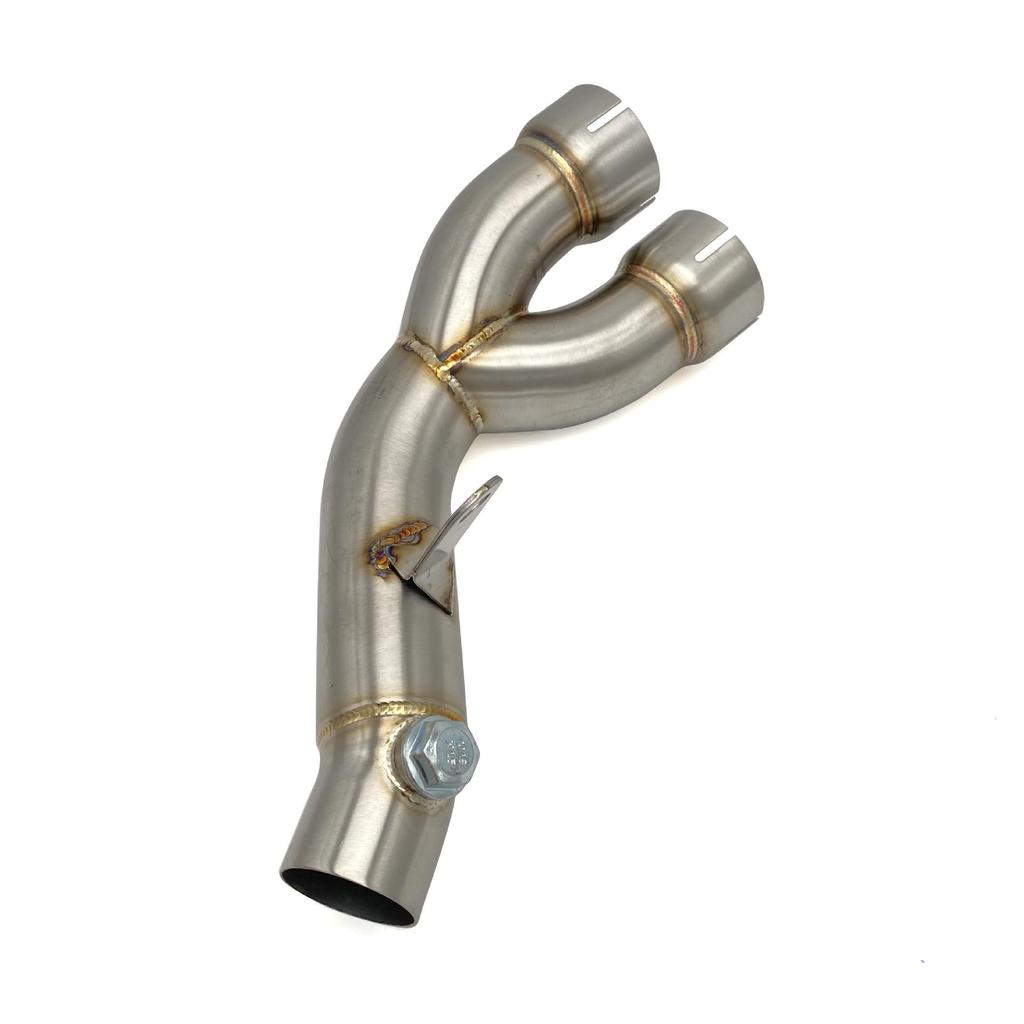 YZF-R6 06-20 Mid-Section Exhaust Mod: Remove Back Pressure Drum & Catalytic Converter.