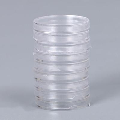 100pcs Clear Round Plastic Coin Capsules Containers Coin Protector Cases for 27mm Coin Storage and Collector Use