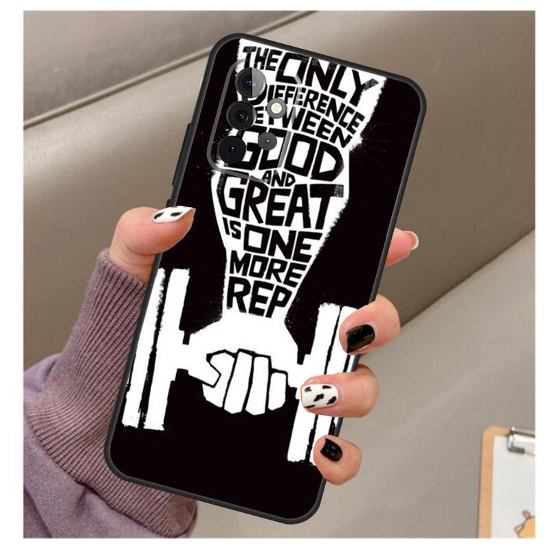 Bodybuilding Gym Fitness Case For Samsung Galaxy A32 A52 A12 A22 A16 A26 A36 A56 A06 A55 A35 A15 A54 A34 A14 A13 A53