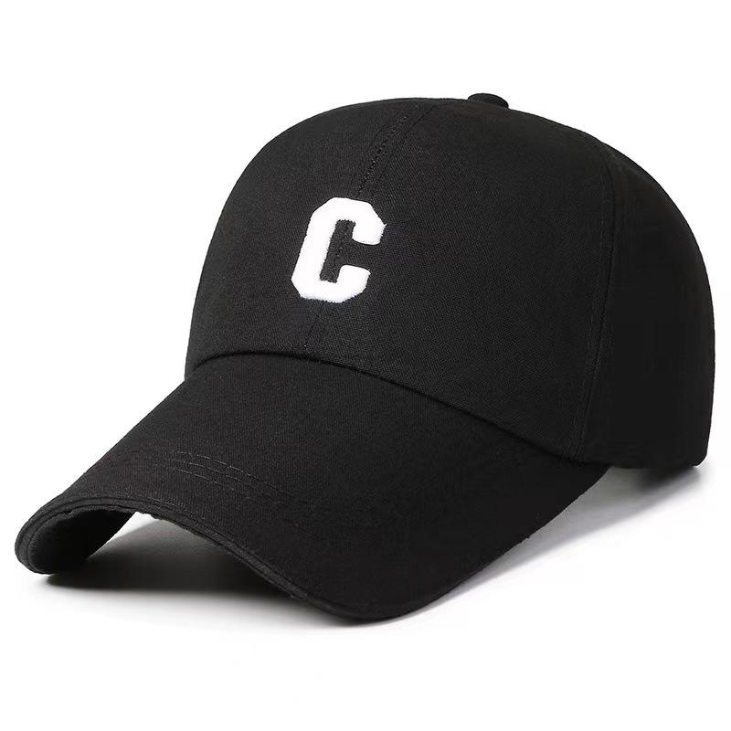 Neue Ltter Stickerei Mode Gebogener Schirm Mit Strukturierter Roter Baseballkappe Benutzerdefiniertes Logo