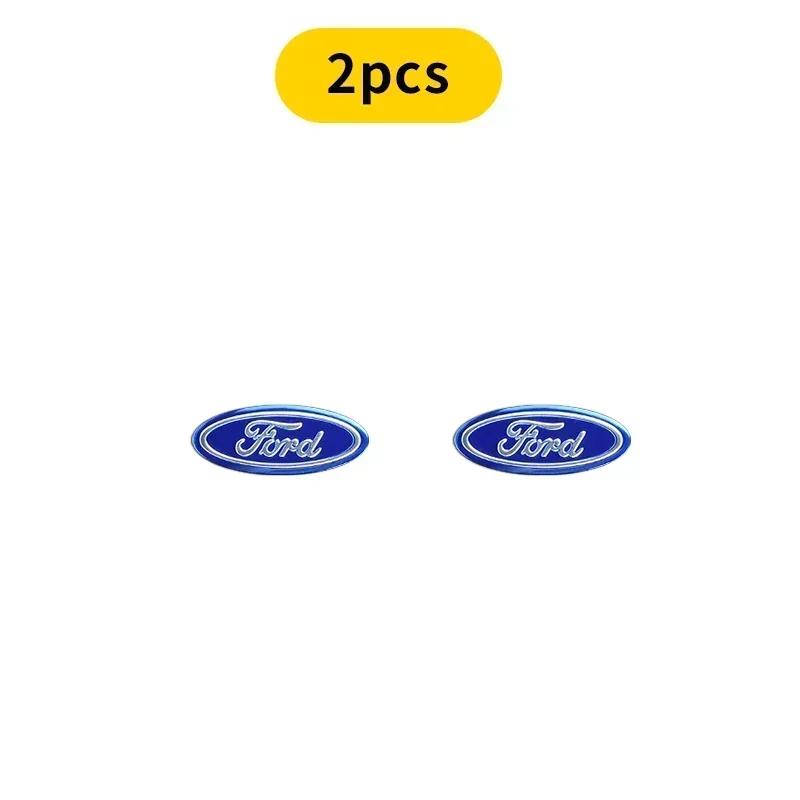 

New 2026 Car Sticker Ford New 2025 Hot 14 mm 21mm Aluminum Car Remote Control Key Shell Emblem Stickers For Ford Focus 2 3 Monde