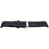 Watch Strap - MY-MONTRE - 20 Mm - Polyurethane - Black - Silver Buckle