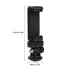 Portable Phone Tripod Holder Clip With Flexible Camera Hot Shoe Mount Cell Phone Tripod Mount Adapter 360 Rotation 180 Flip