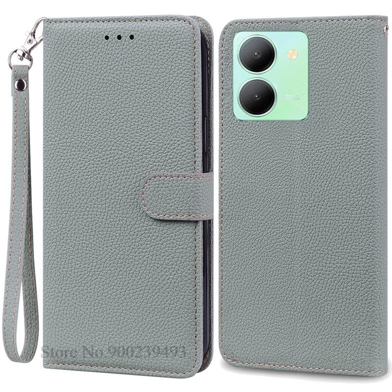 Y36 Hülle Für Vivo Y36 Hülle Weiche Silikon Rückseite Handyhülle Für Vivo Y36 5G Hülle Leder Klapp Brieftasche Hülle für VIVOY36 Y 36