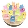 1/5Pcs Mini Luminous Piggy Decor Car Dashboard Home Ornaments Diy Accessories