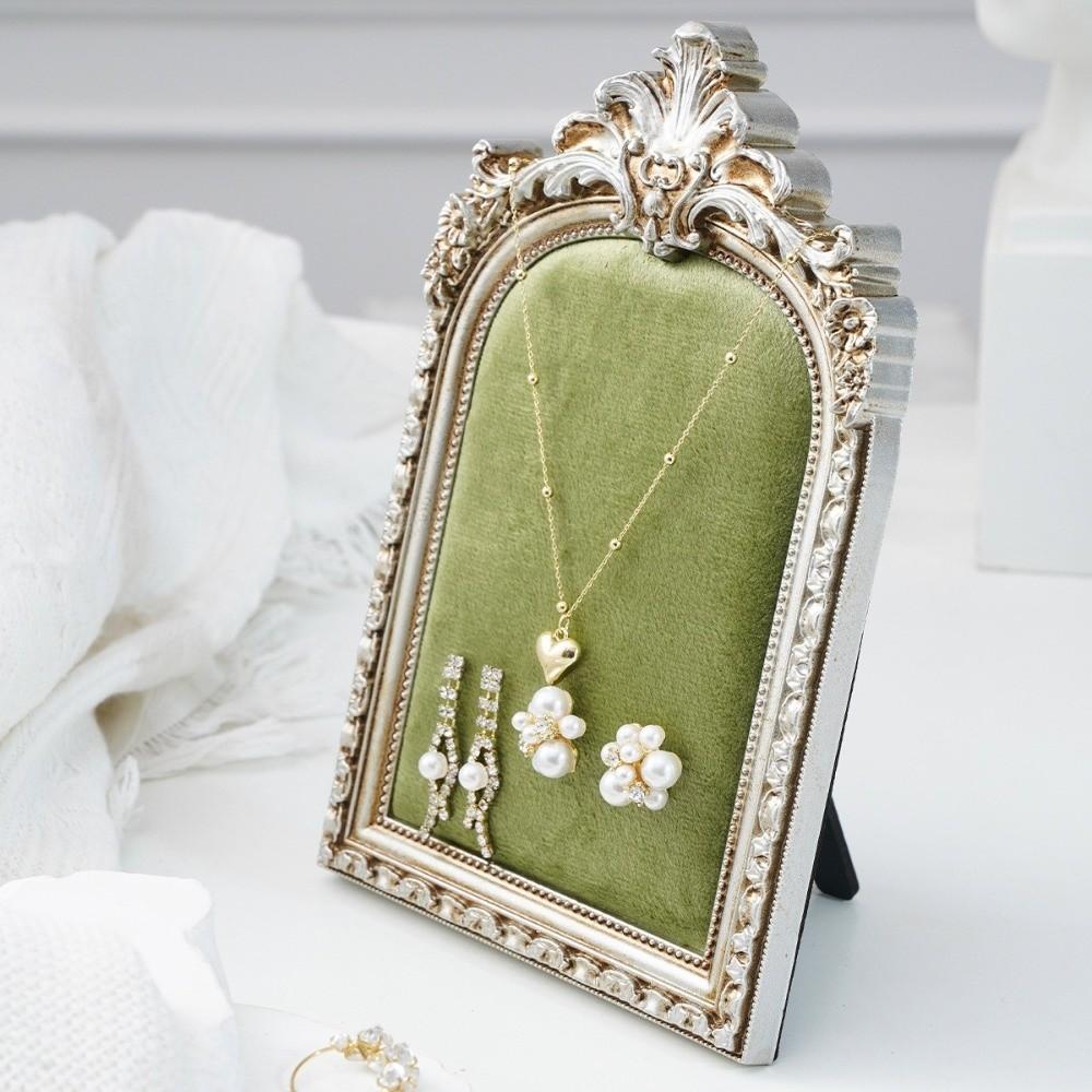 Velvet Lining Jewelry Storage Rack Earring Organizer Stand  Photography Prop