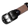 Alloy Pin Buckle Carved Waist Belt Harajuku Punk Waistband Fashion PU Leather Belt  For Women