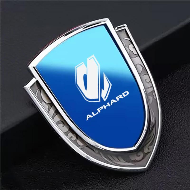 Car Stickers 3D Metal Accsesories Auto Accessory for Toyota Alphard Vellfire