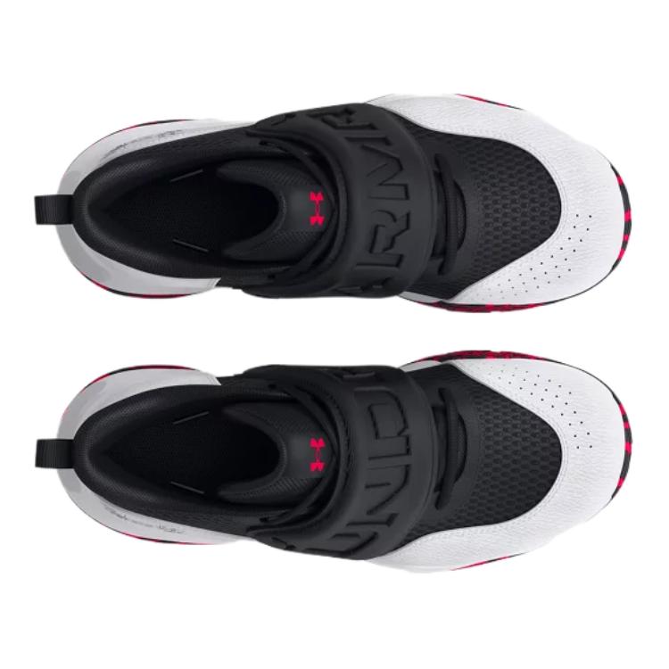 Under Armour Zone BB 2 GS Black White Kids Sneakers Red 3026637-003