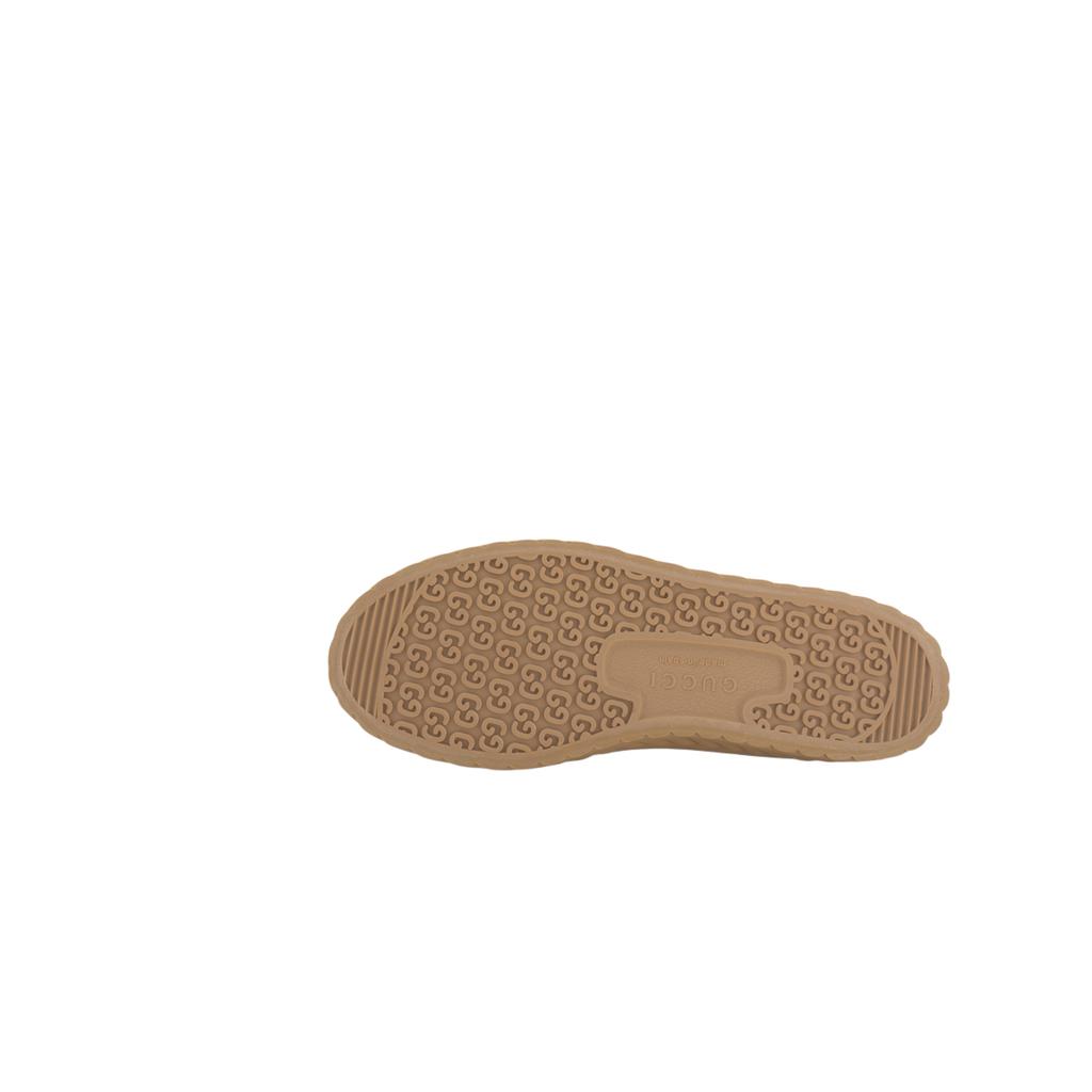 Gucci Maxi GG High 'Caramello' (Unisex) Scarpe in tela Cammello / Ebano 703034 UKOH0 2590