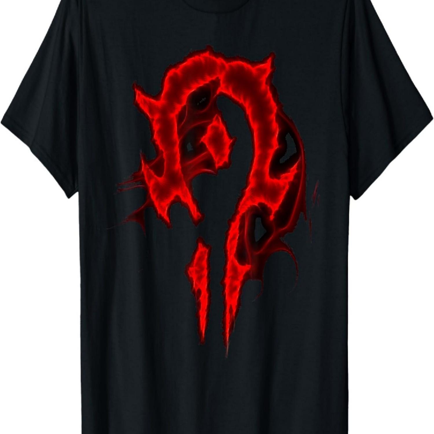 

Warcraft Logo Alliance Saturated Majestic Fantasy Gamer T-Shirt(1) S чёрный