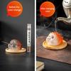 Pufferfish Incense Stick Holder Resin Globefish Tea Pet Figurine Incense Burner Home Office Tea Room Table Decoration Ornament