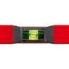 SOLA LSX10 X PRO Aluminum Box Profile Spirit Level with 2 60% Magnification Vials, 10-inch, Red