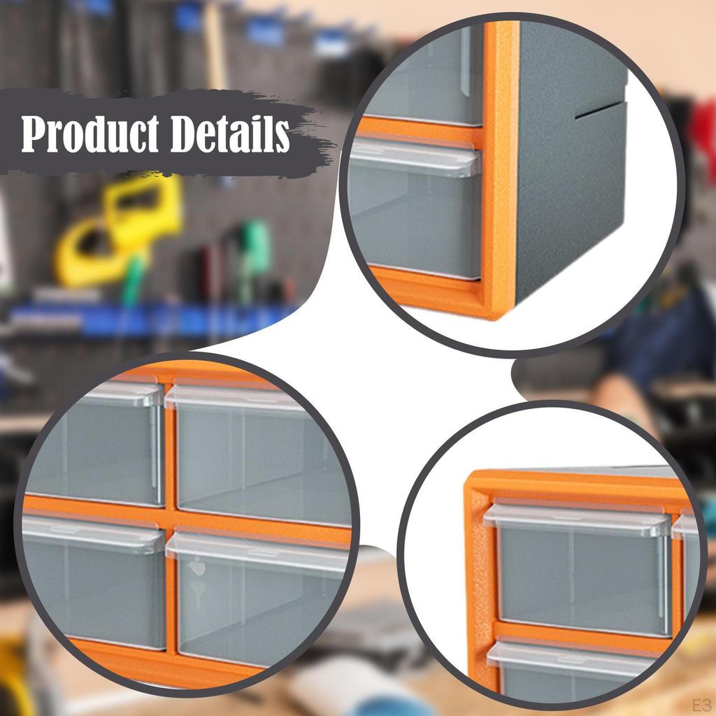 4 Drawer Organizer for Tools And Supplies Storage Box Crafts Office Items