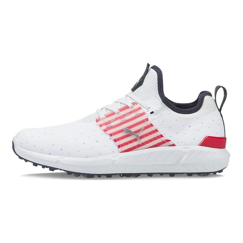 Puma Ignite Articulate Love Golf H8 Soft Spike Low Top Golf Shoes Men Sneakers White Red Black 376415-01