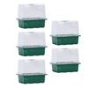 Plant Starter Tray 6 Cells Breathable Visible Reusable Heightened Plant Germination Tray for Gardening